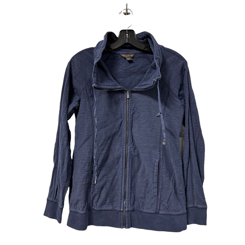Tommy Bahama Sweatshirt Jacket Womens XS Full Zip Up‎ Blue Casual